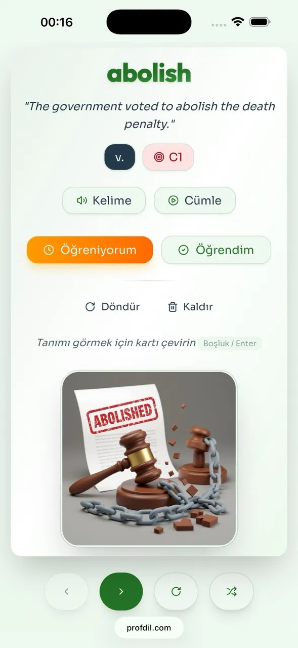 İngilizce Kelime Kutusu ekran görüntüsü 3