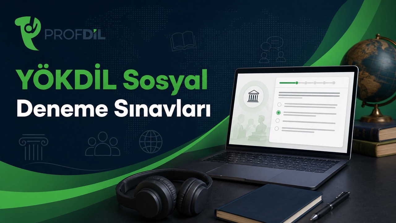 YÖKDİL Sosyal için 5 Deneme Sınavı (1 Aylık Üyelik)
