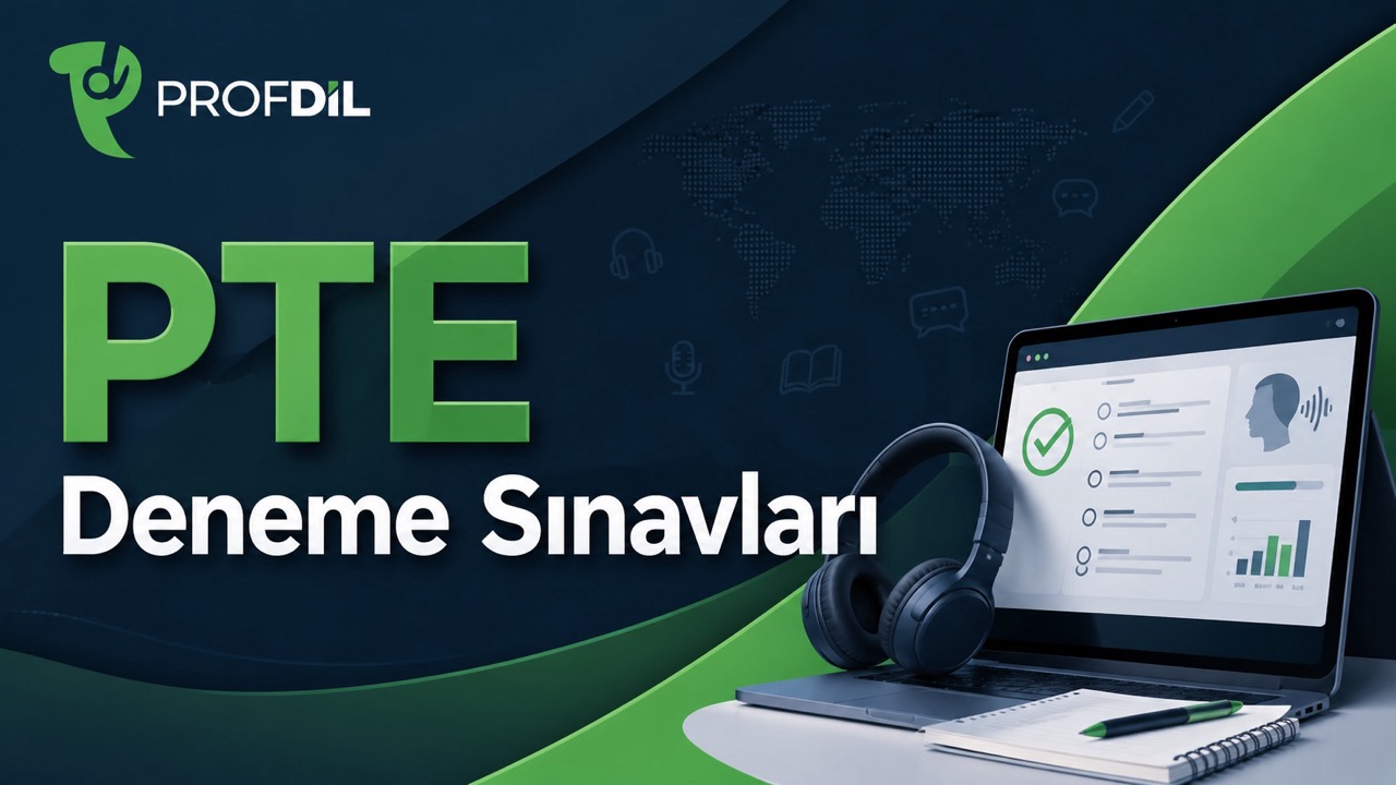 PTE Academic için 5 Deneme Sınavı (1 Aylık Üyelik)